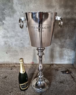 Champagne Moet Stands in an Ice Bucket. Editorial Image - Image of