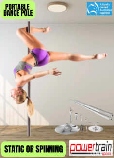 Shop Powertrain Home Portable Dance Pole Static and Spinning modes