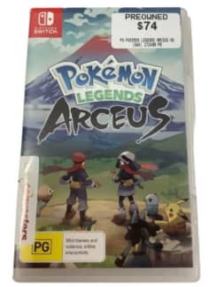 Pokemon Legends Arceus, Steelbook, Figurine