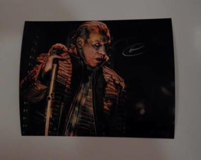 Till Lindemann Signed Autographed RAMMSTEIN CD Booklet 