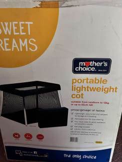 Mother's choice 2024 portable lightweight cot