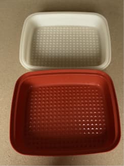 Paprika Red Season-serve Container by Tupperware Vintage