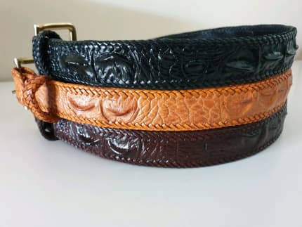 Refined High Belt in Crocodile