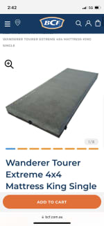 wanderer 4x4 touring mat king single