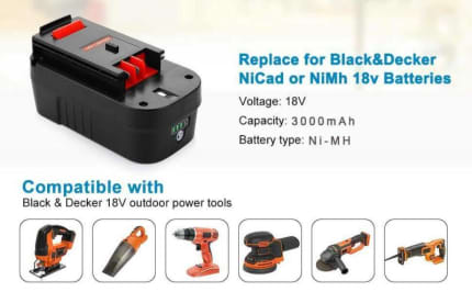 Black & Decker Firestorm 14.4V 4-Tools w/Hard Case,NEW Charger NEW 1x  Battery!