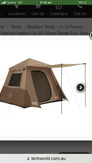 coleman instant up tent, Camping & Hiking