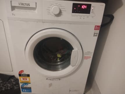 altus 7kg front load washing machine afl710w