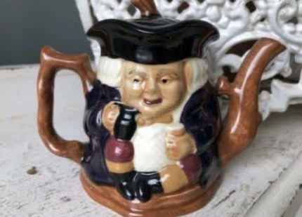 Vintage order Crown Devon Shorter & Son hand painted Large toby character jug pitcher 1960's