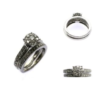 3 piece gold wedding ring sets, Women's Jewellery