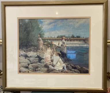 Stephen Franks Original Framed Oil Painting, Art, Gumtree Australia  Clarence Area - Mornington
