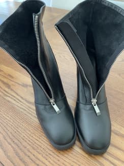 leather boots ladies size 9