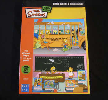 Simpsons glow in the dark puzzle shops australia