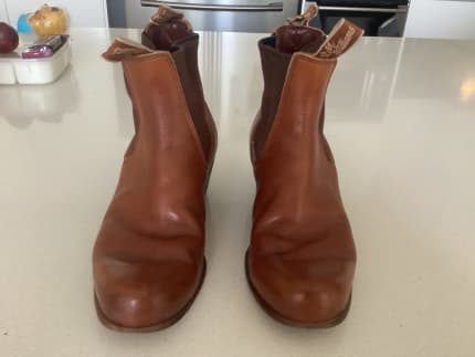 RM Williams Custom Made High Leather Cowboy Boots, Men's Shoes, Gumtree  Australia Kingston Area - Dingley Village