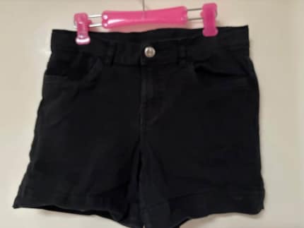 Black denim shorts kmart best sale