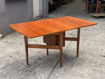 retro drop leaf dining table