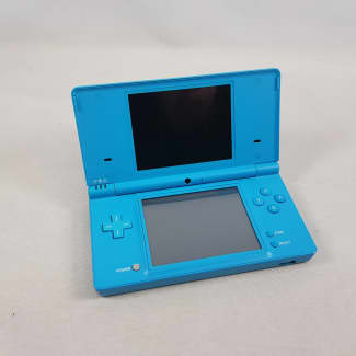 Nintendo DSi Console W/ New Super Mario TWL-001 Teal Blue Tested No Charger  