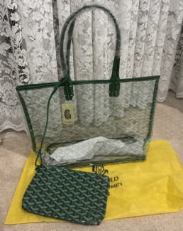 Goyard green sale tote price