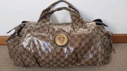 TAN V7 GG GUCCI CANVAS FABRIC