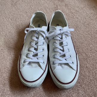 Ladies white sale converse size 7