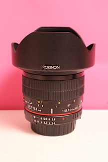 Ultra Wide Angle Lens Rokinon 12mm Cine Lens Video Cameras For