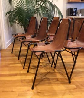 1 From 4 Charlotte Perriand Chair Model Les Arcs Bauhaus Stacking Chair