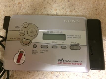 Vintage Sony Walkman Sports WM-SXF30 AM/FM Cassette Player not tested only  Walkm