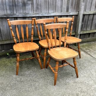 wooden table and chairs for kitchen