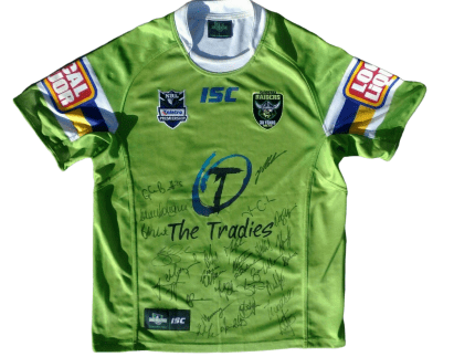 SIGNED 2015 Canberra Raiders NRL rugby league away jersey NEW, Other  Sports & Fitness, Gumtree Australia Greater Taree Area - Cundletown