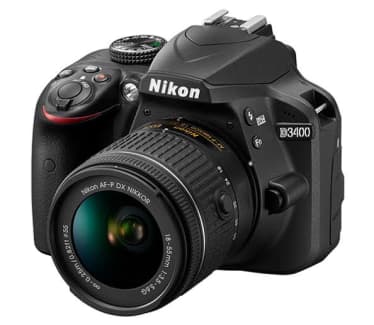 nikon d3400 single lens price
