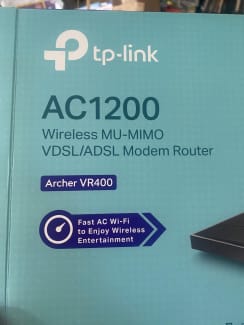 TP-Link Archer VR400 Wireless MU-MIMO VDSL/ADSL Modem Router - JB Hi-Fi