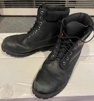 black timberland boots used