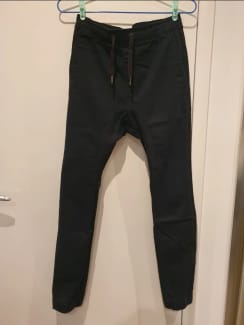 Divided by H&M Pants Distressed Black Utility Joggers Men’s Size 32