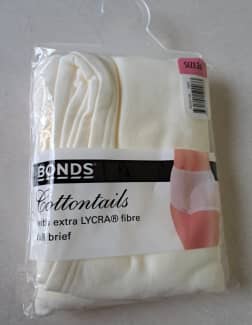Bonds Women's Cottontails Cotton Lycra Full Brief Cream