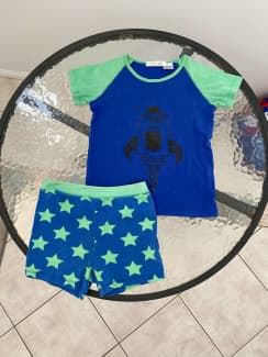 Boys Size 4 PJ Masks Boxers Pyjama Pants & Size 3-4 Ben Holly