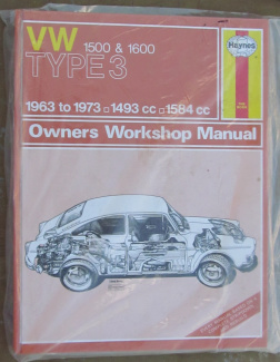 VW 1500 & 1600 Type 3 models 1493cc & 1584cc (63-73) Haynes