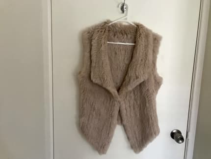 Faux fur vest on sale kmart