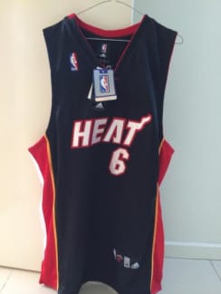 LeBron James Miami Heat NBA Jersey Men XL #6 King 2012