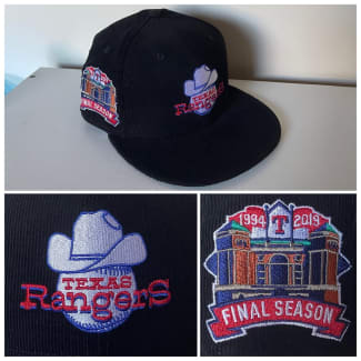 New Era 59Fifty Texas Rangers 2019 Final Season Patch Fitted Hat