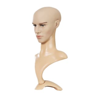 Spring Park Styrofoam Wig Heads Female Foam Head Mannequin Manikin Cosmetics Model Head Glasses Hats Hairpieces Wigs Display Stand Holder, Size: Head