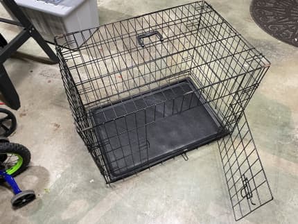 max and mittens folding pet crate