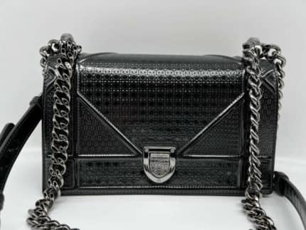 Diorama Flap Bag Cannage Embossed Calfskin Medium