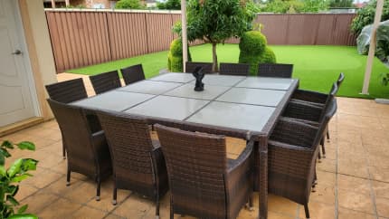 Used outdoor high online top table and chairs