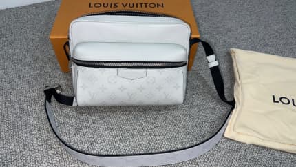 Louis Vuitton Outdoor Messenger Optic White in Monogram Coated Canvas/Taiga  Cowhide Leather with Palladium-tone - US