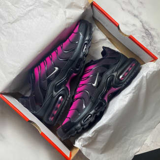 Nike Air Max Plus TN Black Pink Gradient Sunset Mens US 11.5 - FJ5481-010