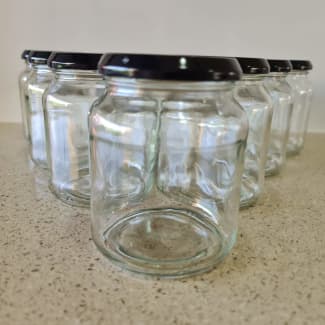 Kitchen & Dining, 1000 ml 5 Big Glass Container &Small 12 Glas Conta