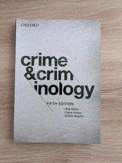 Crime and Criminology 5th ed. White, Haines, Asquith 2012 textbook