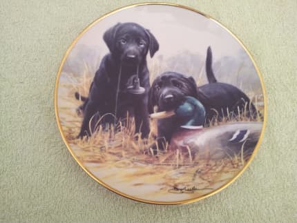 Franklin mint clearance labrador plates