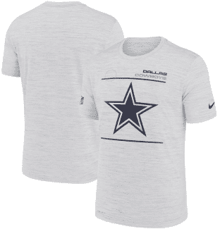 Dallas Cowboys Nike Sideline Legend Velocity Travel Performance T-Shirt -  Heathered Black