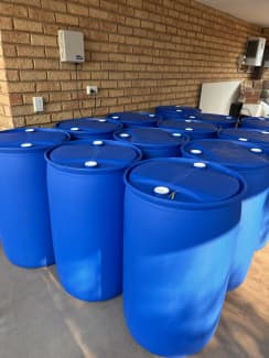 200 Litre Blue Plastic Drum with hoop of Plastic drums/jerry can