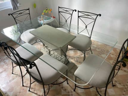 wrought iron kitchen chairs for sale